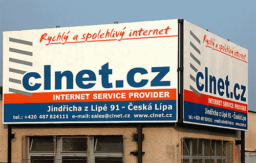 billboard společnosti CLNet s.r.o.